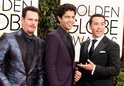 Entourage Cast Filming at the Golden Globe Awards | POPSUGAR Entertainment