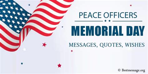 Peace Officers Memorial Day Messages, Quotes, Wishes, Slogans