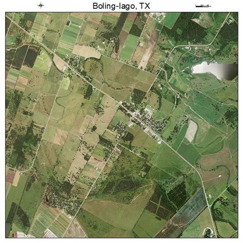 Aerial Photography Map of Boling Iago, TX Texas