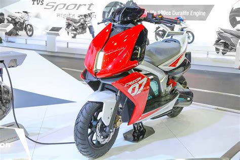 TVS Creon Electric Scooter Production Version Launch This Financial Year