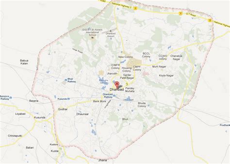 Dhanbad Map and Dhanbad Satellite Images