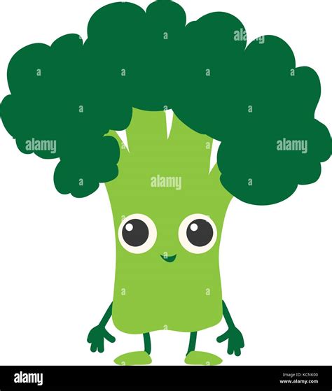 Broccoli icon, cartoon style Stock Vector Image & Art - Alamy