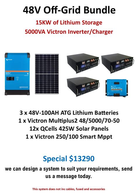 48V Lithium/Solar Kit – ATG Battery Shop