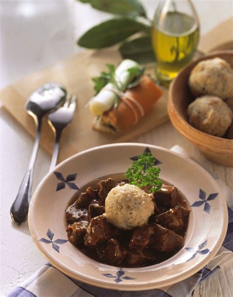 Beef Goulash with Bread Dumplings recipe | Eat Smarter USA