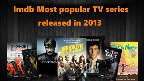 Imdb Most popular TV series released in 2013 - YouTube