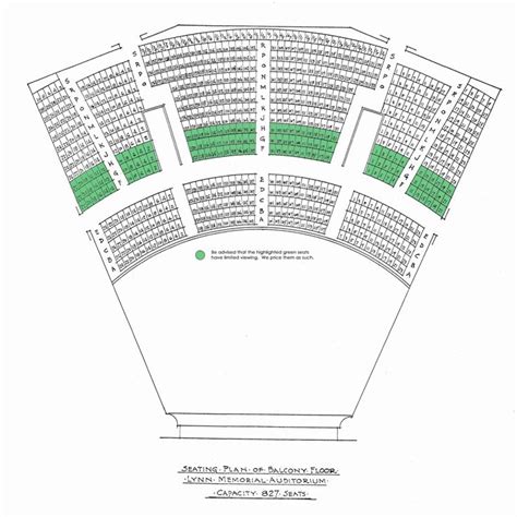 lynn auditorium seating chart