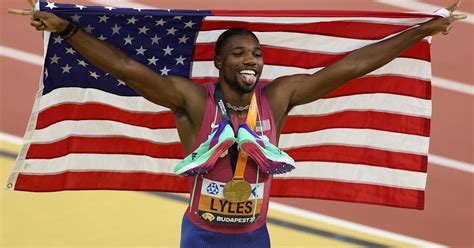 USA's track world champion Noah Lyles targets unexpected quadruple at ...