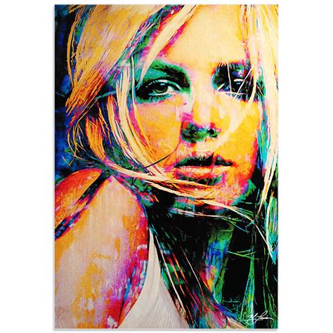 Pop Art 'Britney Spears Snow Blind' by Artist Mark by ModernCrowd