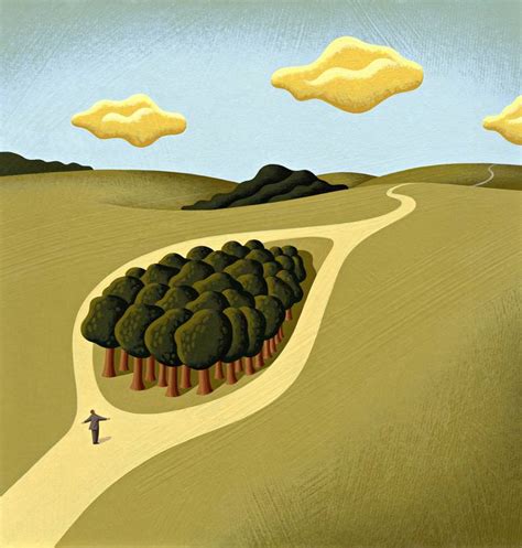 FORK IN THE ROAD Painting by Nik Ad | Saatchi Art