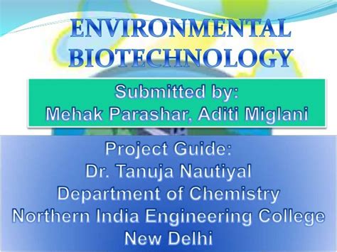 Environmental biotechnology