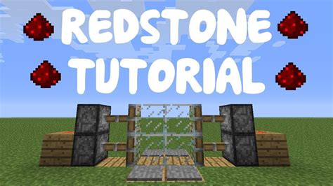 MINECRAFT PS3/PS4 EASY RED STONE DOOR - YouTube