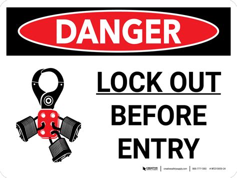 Lockout/Tagout Signs | Creative Safety Supply