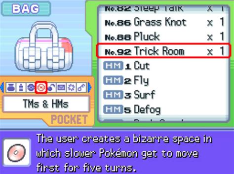 How To Get TM92 Trick Room in Pokémon Platinum - Guide Strats