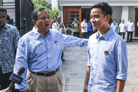 Prabowo-Gibran jelang pendaftaran capres dan cawapres | ANTARA Foto