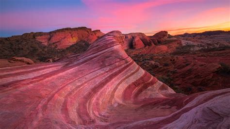 USA, sunset, rocks, canyon, nature, landscape, clouds, Nevada, pink, HD Wallpaper | Rare Gallery