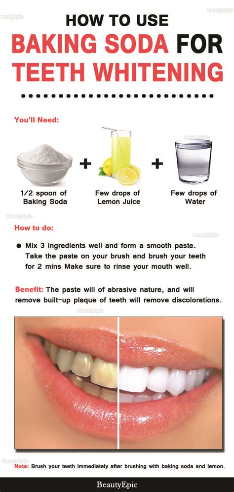 How to Use Baking Soda for Teeth Whitening | Baking soda teeth whitening, Teeth whitening diy ...