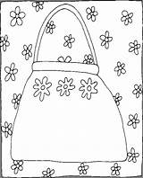 Purse Coloring Pages Printable Sketch Coloring Page sketch template