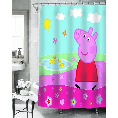 Peppa Pig Peppas Pond Shower Curtain, 1 Each - Walmart.com - Walmart.com