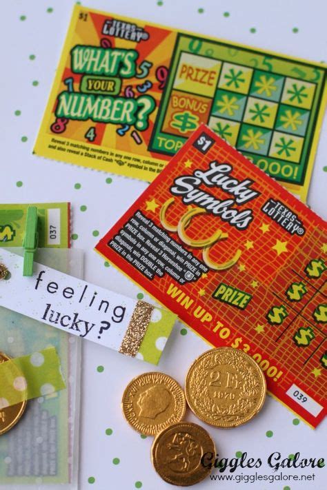 RAOK Lucky Lottery Tickets | Lottery ticket gift, Lottery tickets, Teacher gifts