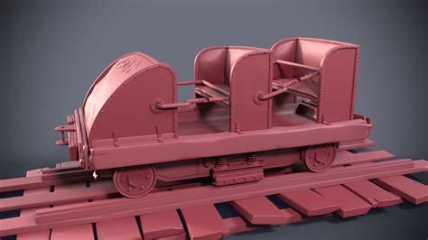 ArtStation - Roller Coaster Cart