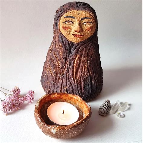 Ceramic Goddess of the Forests Goddess of Trees Sculpture - Etsy in ...
