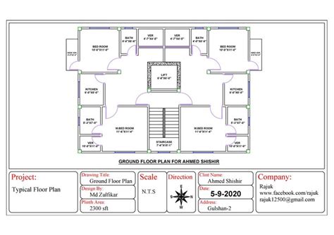 Two Unit floor plan | Floor plans, House layout plans, How to plan