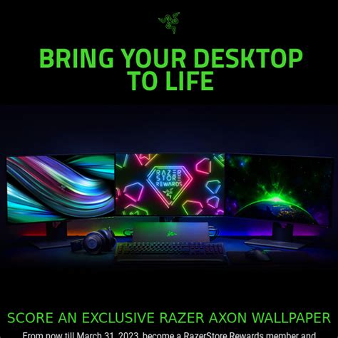 Score an Exclusive Razer Axon Wallpaper - Razer