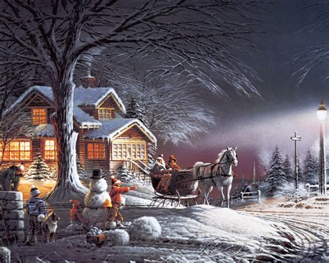 40 Beautiful Christmas Paintings for your inspiration