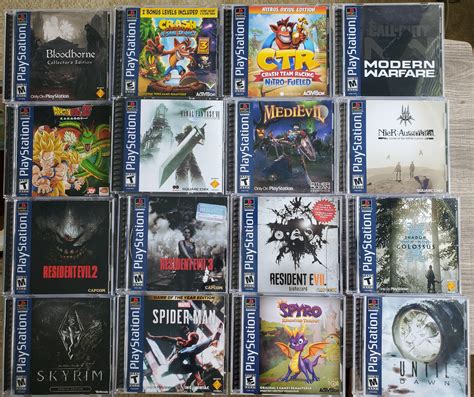 [Image] Custom PS1 style cases for PS4 games over on /r/retrogaming : r/PS4