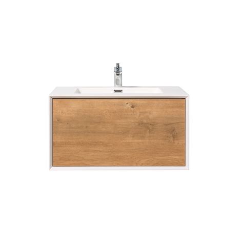 Duko Frula 30 Wall Mounted Bathroom Vanity with Sink Combo Modern ...