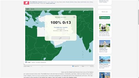 Seterra - The Middle East Countries (0:13) - YouTube