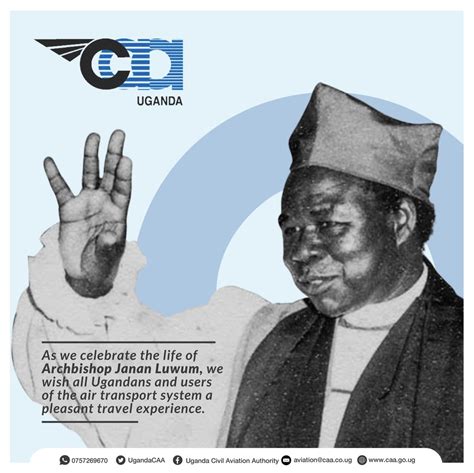 Uganda CAA on Twitter: "Today we celebrate the life and service of ...