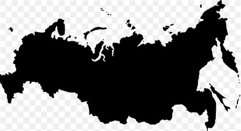 Russia Blank Map Vector Map Clip Art, PNG, 1280x697px, Russia, Black ...