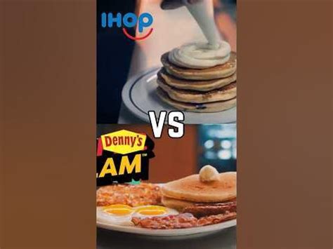 What would YOU choose? IHOP vs Denny’s?! #shorts - YouTube