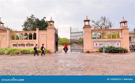 Sawai Mansingh Stadium, Jaipur, Rajasthan Editorial Stock Photo - Image ...