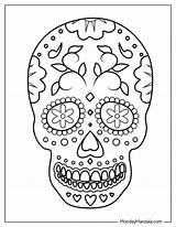 30 Sugar Skulls Coloring Pages Free PDF Printables sketch template