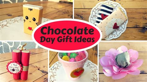 5 Chocolate wrapping ideas|| Last minute valentine's day gift ideas|| DIY birthday gift - YouTube