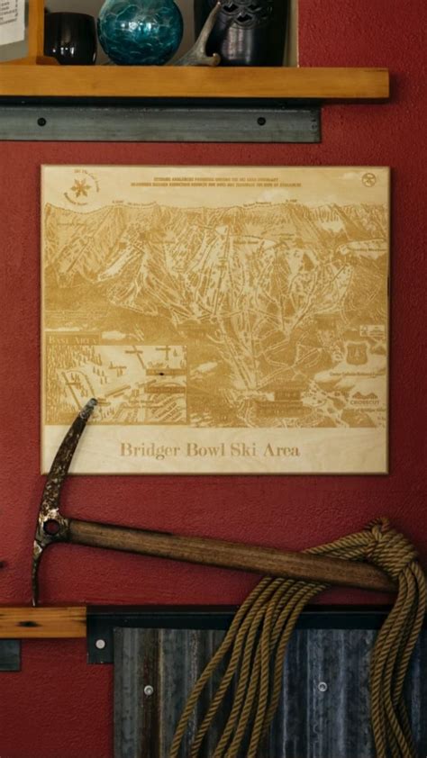 Powder Day Bridger Bowl Ski Map | Alpine skiing, Skiing, Photo engraving