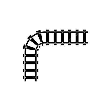 Train Tracks Clipart Black And White - k-Music