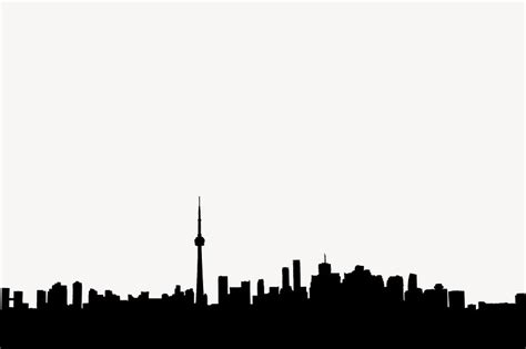 Toronto Skyline Silhouette Images | Free Photos, PNG Stickers ...