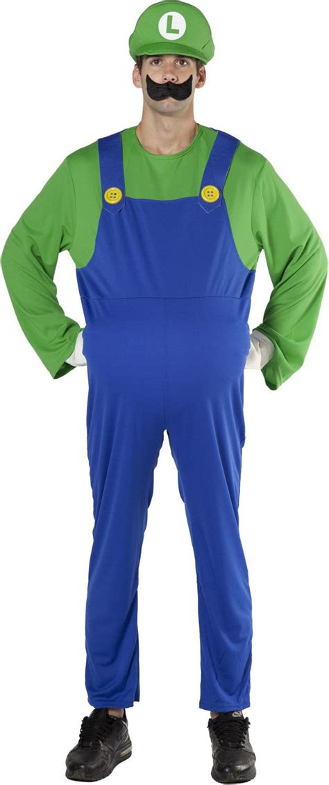 Player 2 Luigi Costume Super Mario Costumes, Luigi Costume, White Gloves, Super Mario Bros ...