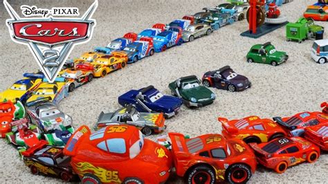 Huge Disney Cars Collection Cars 2 World Grand Prix Allinol Racers ...