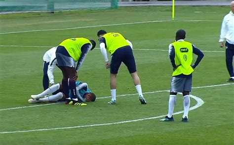 Kylian Mbappe limps off with injury during France training ahead of ...