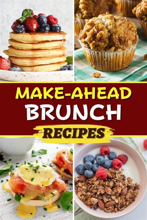 30 Best Make-Ahead Brunch Recipes - Insanely Good