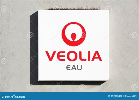 Veolia Logo Brand And Text Sign On Panel Van Water Management Waste And ...