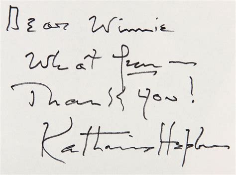 Hake's - KATHARINE HEPBURN SIGNED "ME - STORIES OF MY LIFE" FIRST ...