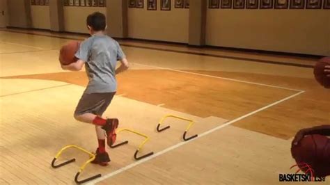 Agility,footwork and dribbling drill for basketball - YouTube