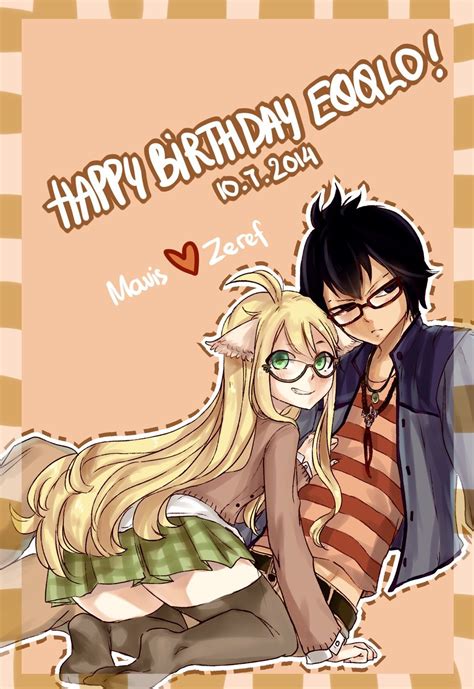 Zeref Dragneel and Mavis Vermillion | Fairy tail photos, Fairy tail ...