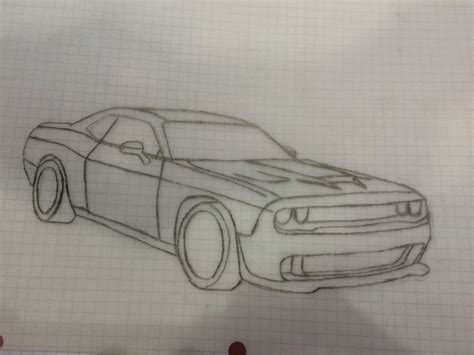 A hand drawn Hellcat by yours truly.