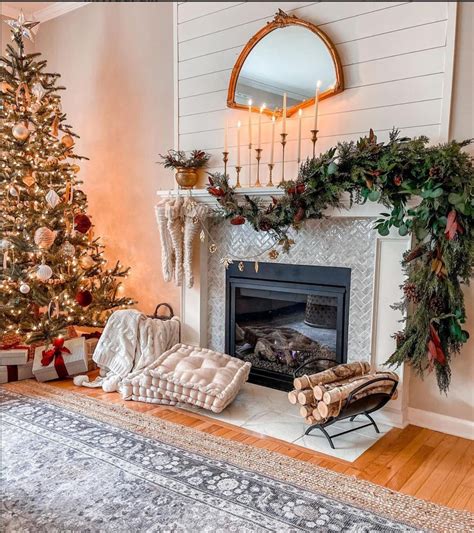 30 Cozy Christmas fireplace decor ideas to Warm Your Holiday